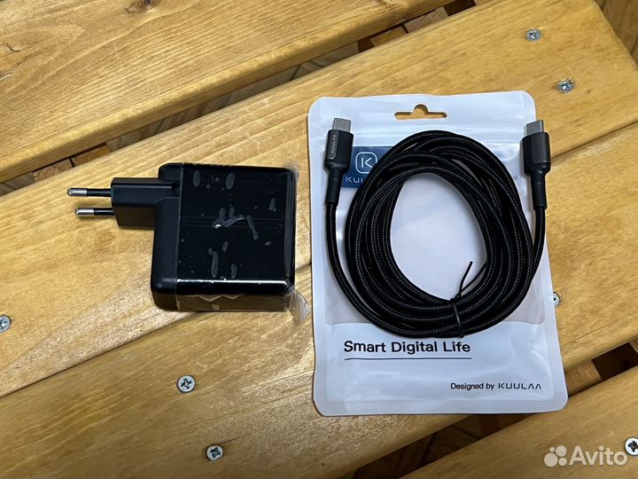 Зарядное устройство 45W с кабелем Type-C