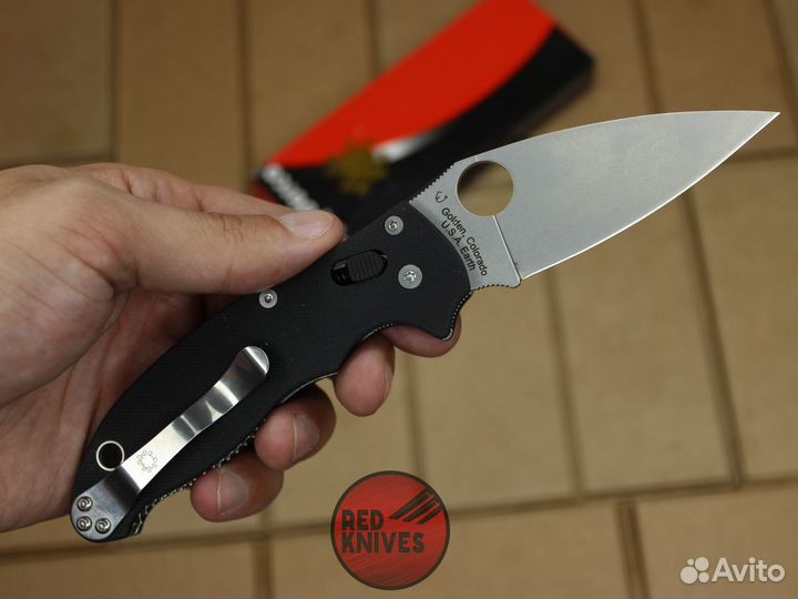 Реплика ножа Spyderco Manix 2 G10 C101gpbbk