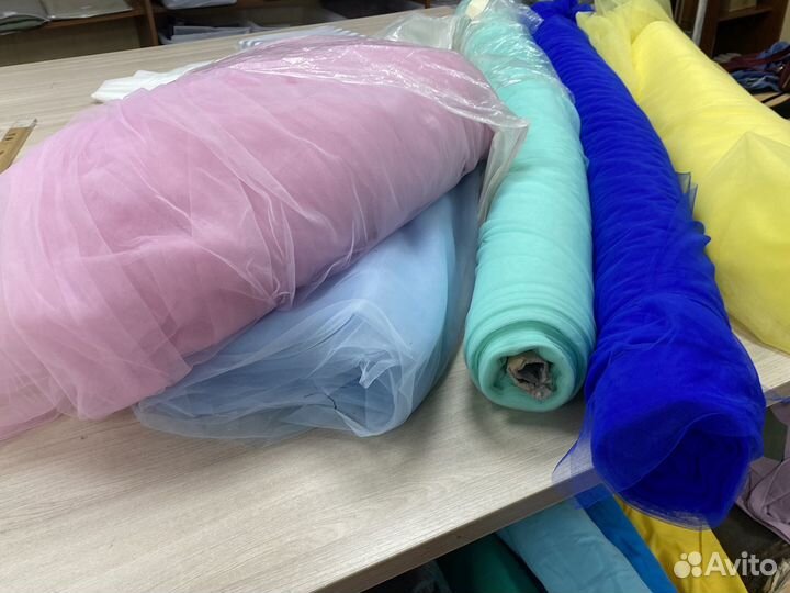 Ткань Фатин сетка мягкая