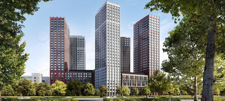 1-к. апартаменты, 40,6 м², 23/30 эт.