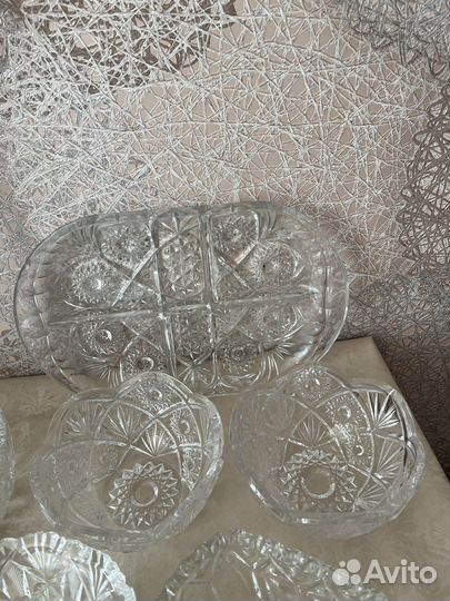 Ваза хрустальная