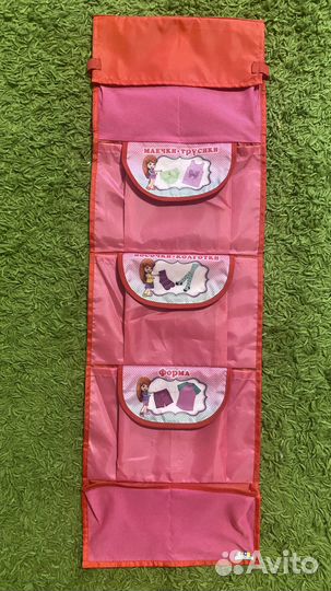 Карманы для шкафчика девочке в садик