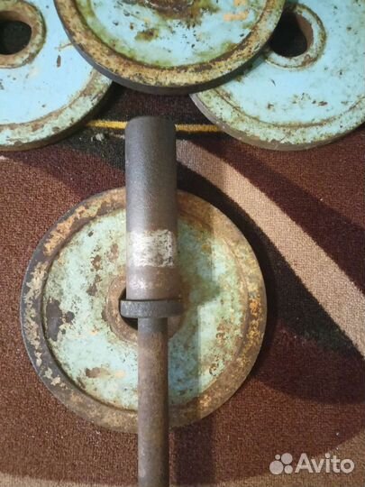 Штанга гриф блины