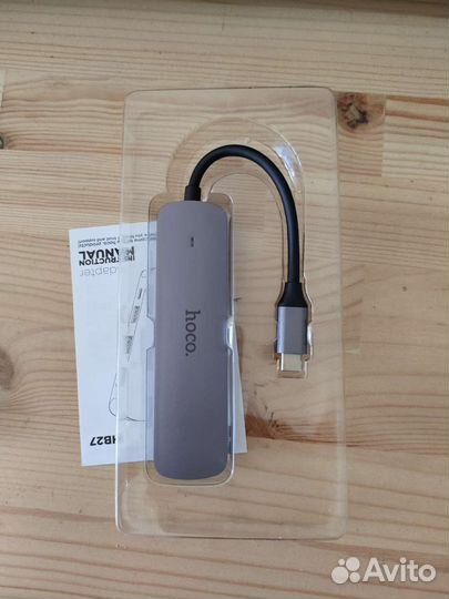Hoco type-C hub (USB и hdmi) для MacBook