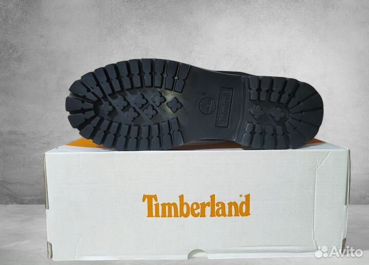 Ботинки Timberland черные зима