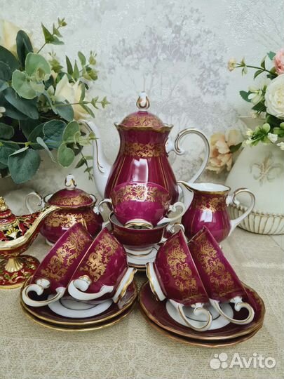 Кофейный сервиз фарфор Reichenbach