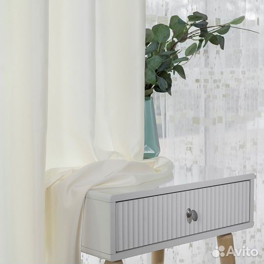 Шторы Адора жемчужный новые