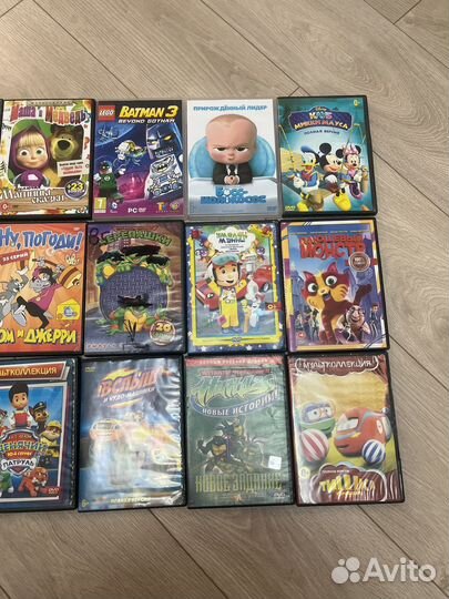 Диски с мультфильмами