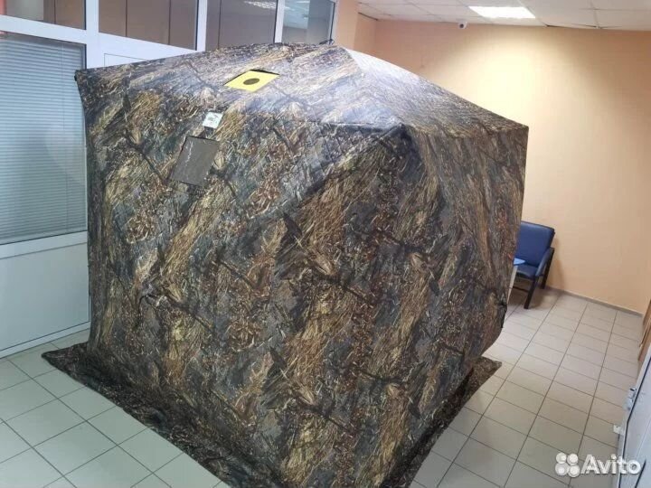 Палатка зимняя Куб 2404 - 2,4 х 2,4 х 2,50 - 3-х с