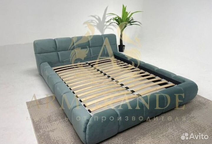Кровать с мягким изголовьем от производителя