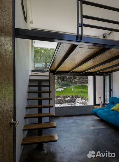 Антресольный этаж из металла