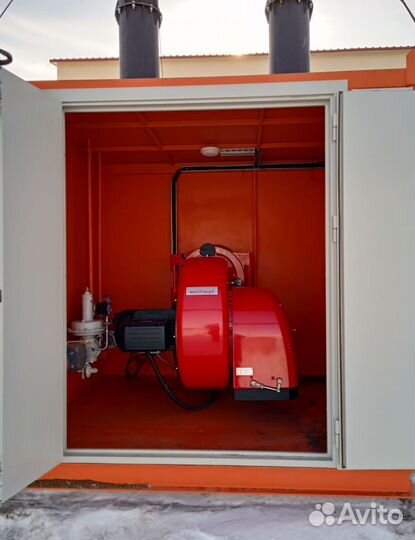 Стационарный газовый снегоплавильный пункт