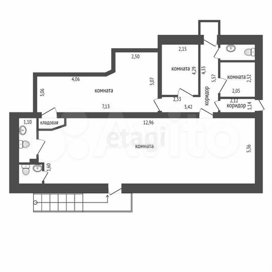 Продам офисное помещение, 129.7 м²
