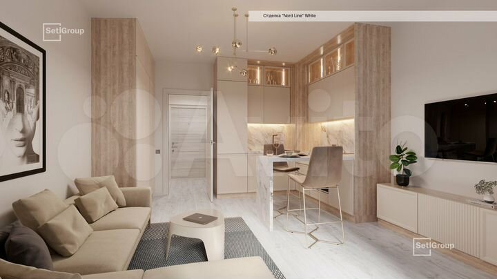 Квартира-студия, 24,7 м², 2/6 эт.