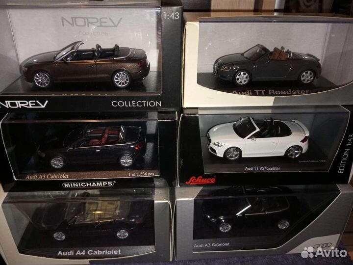 Audi, BMW, Smart и др. 1:43 Minichamps, Schuco