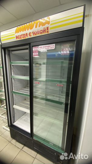 Холодильный шкаф двухдверный бу