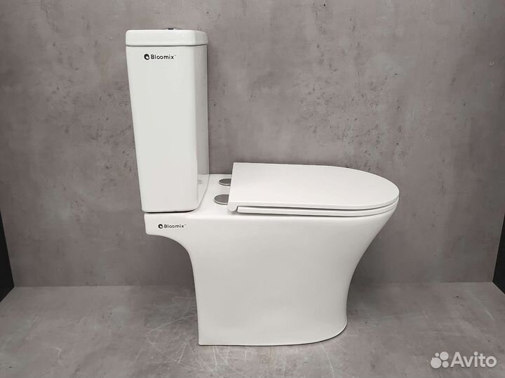 Унитаз-компакт S-Line 5010 безободковый bloomix