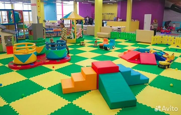 Мягкие модульные детские коврики-пазлы