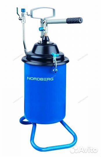 Солидолонагнетатель 12л. nordberg N5012