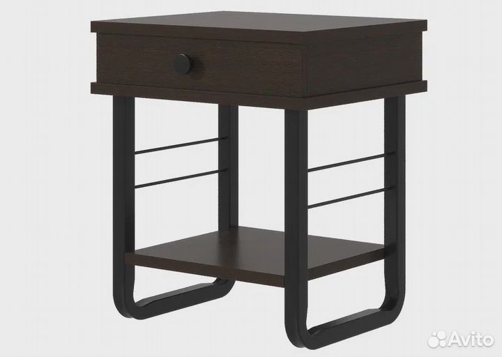 Тумба Прикроватная Грета Черный