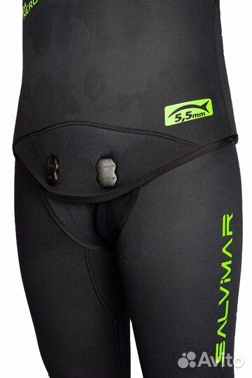 Мужской гидрокостюм для подводной охоты Garda Nero