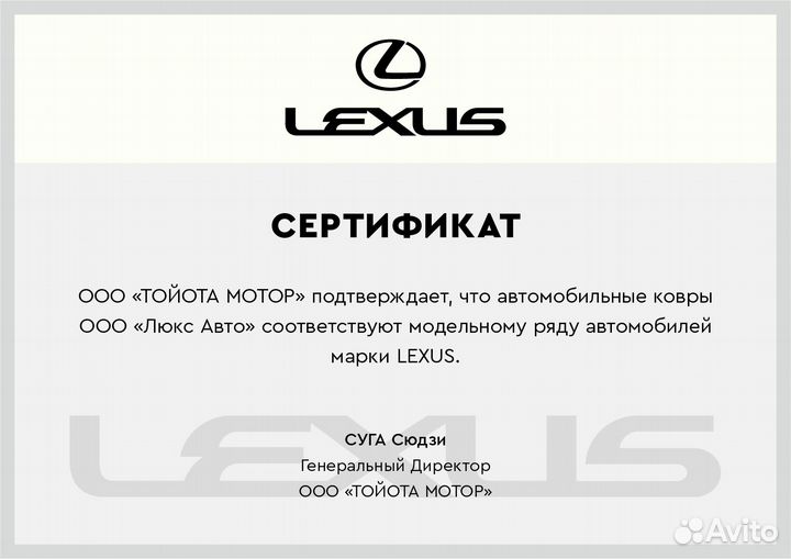 3D Коврики Lexus RX 270 Экокожа Салон Багажник