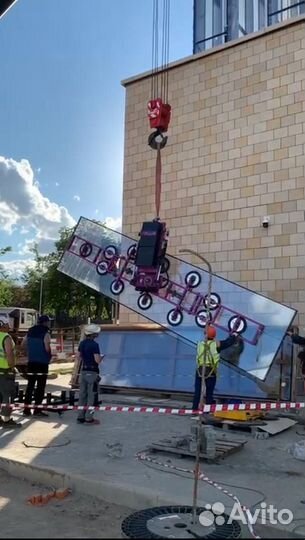 Вакуумный захват для стекла и сэндвич панелей