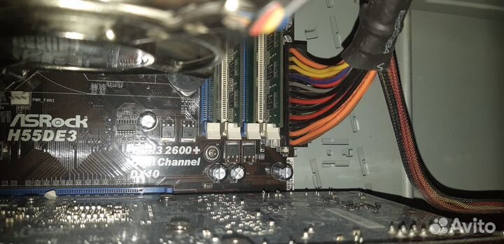 Сборка на плате ASRock H55DE3