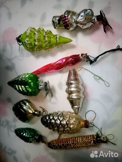 Елочные игрушки СССР одним лотом