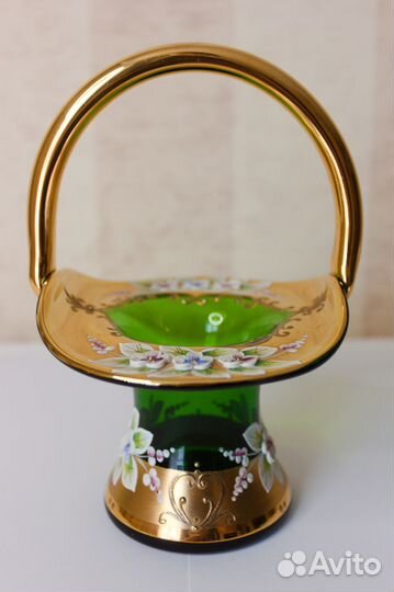 Конфетница-корзиночка Богемия Bohemia Чехия