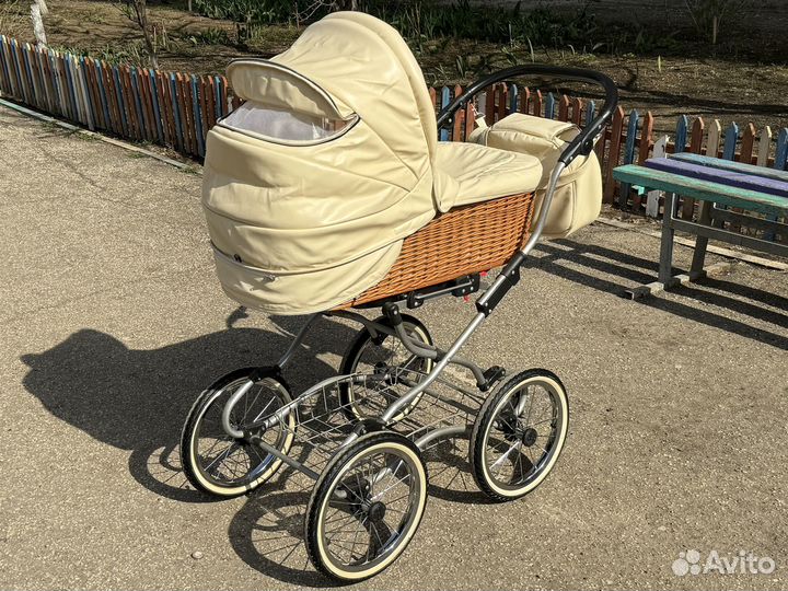 Коляска reindeer eco-leather 2 в 1