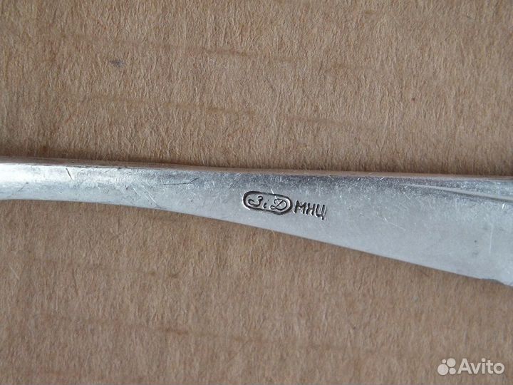 Чайная ложка мельхиор мнц СССР