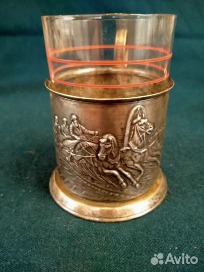 Подстаканник мельхиор СССР