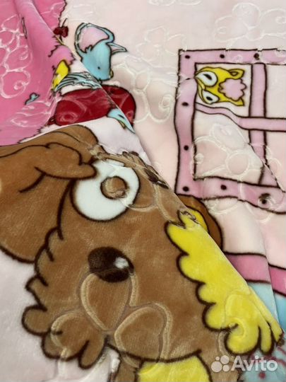 Плед покрывало одеяло в детскую кроватку