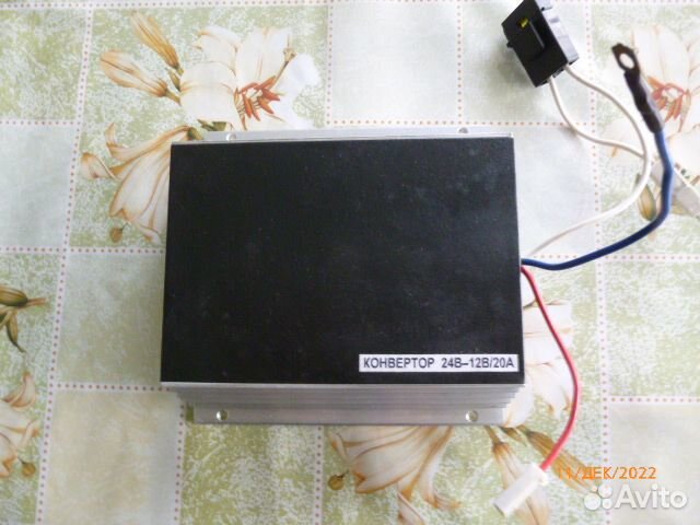 Преобразователь напряжения 24 в на 12в