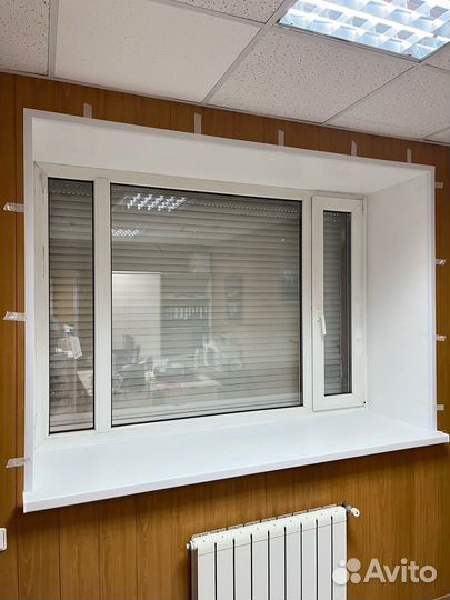 Откосы на пластиковые окна, подоконники