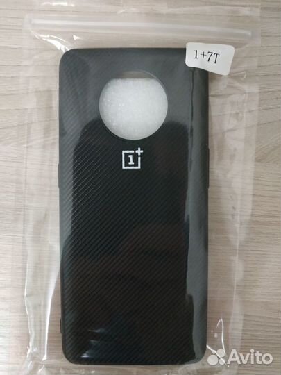 Чехол для Oneplus 7T Carbon Fiber Texture (новый)