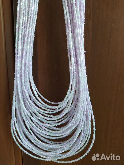 Колье из бисера