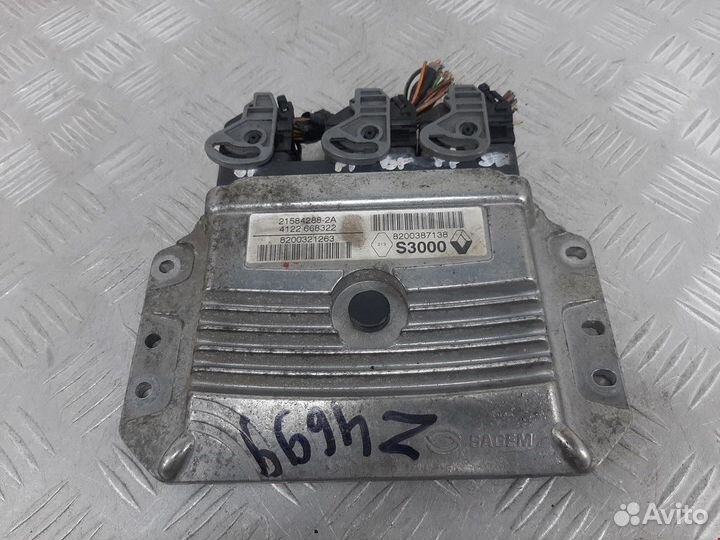 Блок управления двигателем Renault Scenic 2 2004