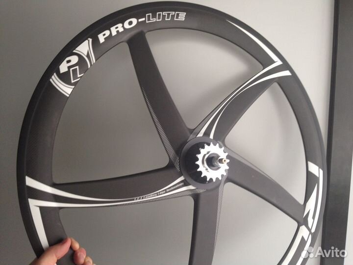 Колесо заднее трековое карбон новое