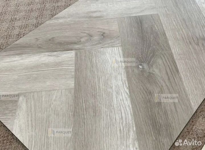 Виниловый ламинат елочкой