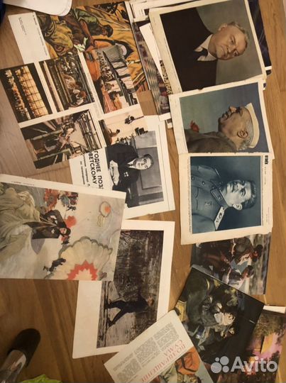 Постеры, вырезки СССР журнал огонек