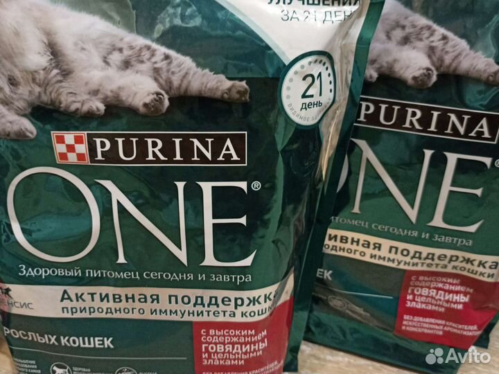 Корм для кошек Purina one 750г