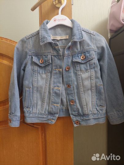 Джинсовая куртка детская