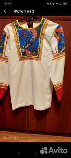 Русская народная рубашка для мальчика