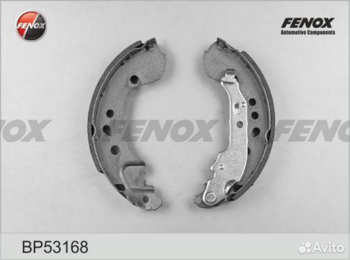 Fenox BP53168 Колодки тормозные барабанные зад пра