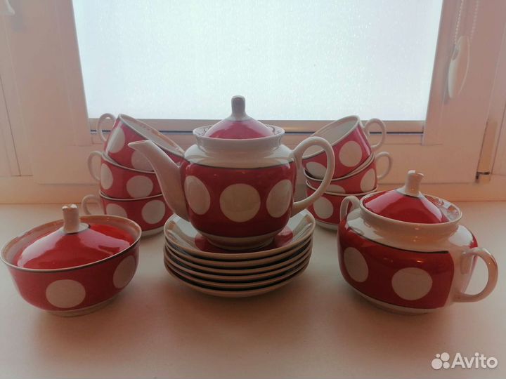 Чайный сервиз фарфор СССР