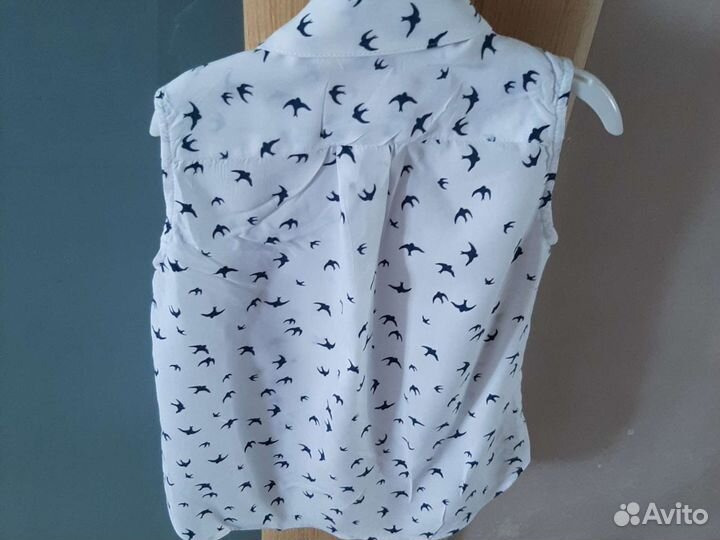 Блузка на девочку 4 года 106-110 BUttOn Biue