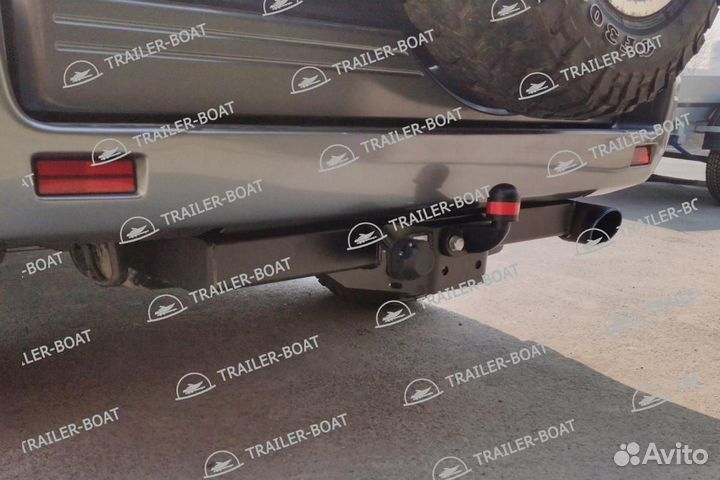 Фаркоп Toyota Land Cruiser Prado 90 1996-2002, рама и крюк шар 50 мм, 115