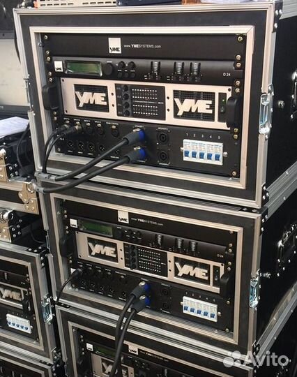 Комплект рэк с усилителем и коммутацией ymesystems RK-6RU